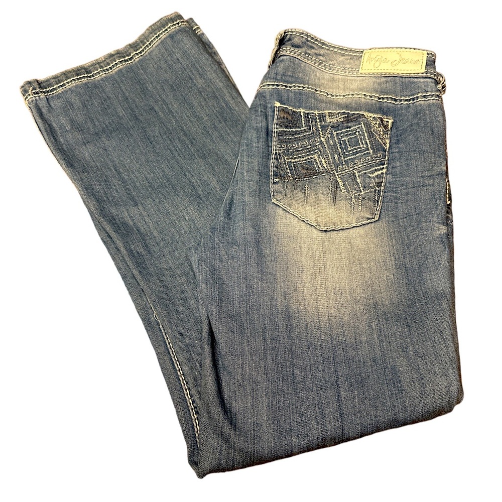 Ariya distressed boot cut Jeans Sz 15/16